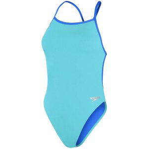 Speedo solid vback fluo arctic/true cobalt m - uk34