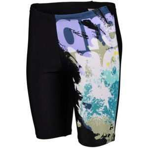 Arena boys waves breaking swim jammer black/multi 140cm