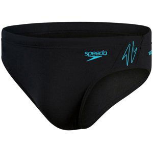 Speedo hyper boom splice brief black/bolt l - uk36