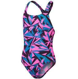 Speedo hyperboom allover medalist girl black/candy vibe/ocean depths