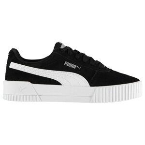 Puma Carina Suede Junior Girls Trainers