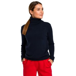 Stylove Woman's Turtleneck S183 Navy Blue