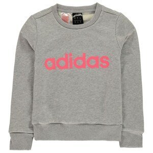 Adidas Girls Linear Pullover Sweatshirt