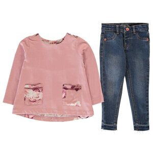 Firetrap 2 Piece Jeans Set Baby Girls