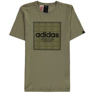 Adidas Box Linea Texture QT T Shirt Junior Boys