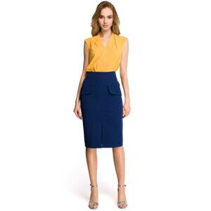 Stylove Woman's Skirt S103 Navy Blue