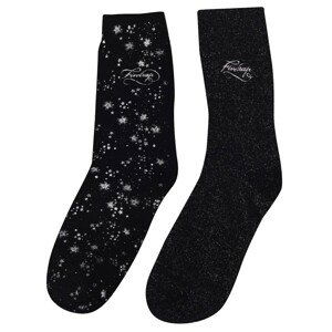 Firetrap 2 Pack Glitter Socks Ladies