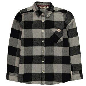 Lee Cooper Check Long Sleeve Shirt Junior Boys