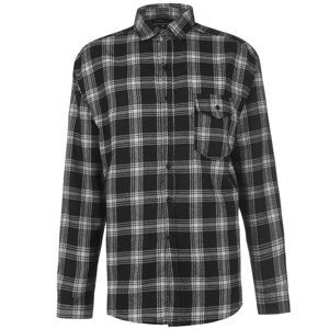Good For Nothing Oversized Check Shirt Mens