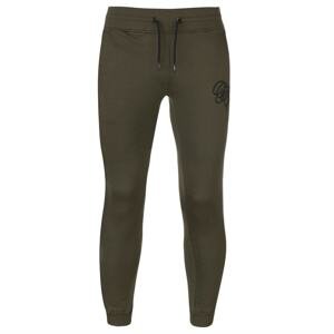 Fabric Embroidered Tapered Jogging Bottoms