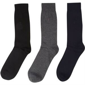 Pringle 3 Pack Plain Socks