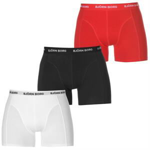 Bjorn Borg 3 Pack Solid Trunks