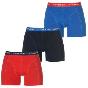 Bjorn Borg 3 Pack Contrast Trunks