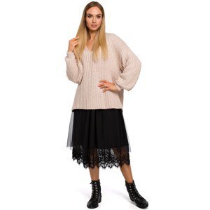 Made Of Emotion Woman's Pullover M471 Powder