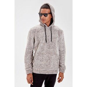 Trendyol Sweatshirt - Gray - Slim fit