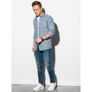 Ombre Clothing Men's shirt with long sleeves K509
