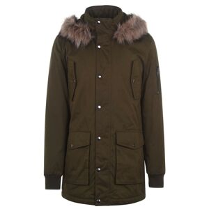 Firetrap Block Parka Jacket Mens