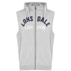 Pánska vesta Lonsdale Box Sleeveless Hoodie