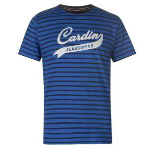 Pierre Cardin Striped Jeans Wear T Shirt Mens