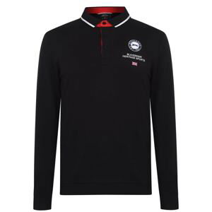 Slazenger Long Sleeve Sport Polo Shirt Mens