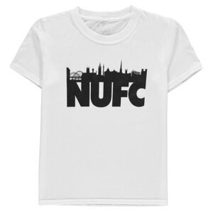 NUFC Logo T Shirt Juniors