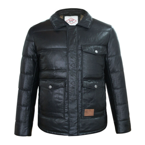 Lee Cooper PU Down Jacket Mens