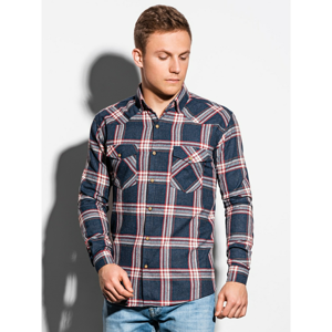 Ombre Clothing Men's shirt with long sleeves K510