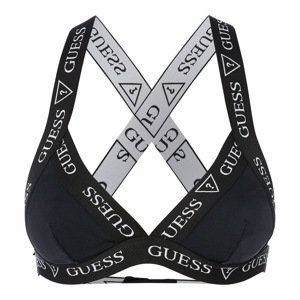 Guess Logo Taping Triangular Bikini Top