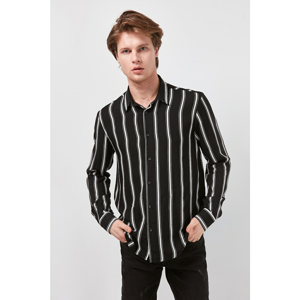 Trendyol Black Men Long Sleeve Shirt