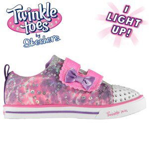 Skechers Twinkle Toes Rainbow Cutie Infant Girls Trainers