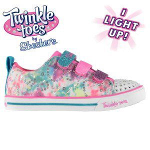 Skechers Twinkle Toes Rainbow Cutie Child Girls Trainers