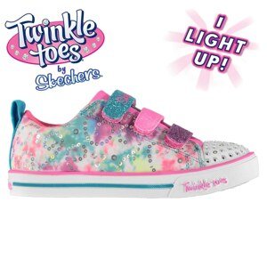 Skechers Twinkle Toes Rainbow Cutie Child Girls Trainers