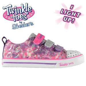 Skechers Twinkle Toes Rainbow Cutie Child Girls Trainers