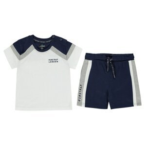 Firetrap Camo T-Shirt and Shorts Set Baby Boys