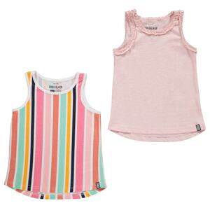 SoulCal 2 Pack Jersey Vests Infant Girls