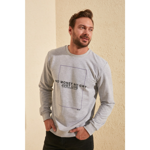 Trendyol Gray Basic Sweatshirt