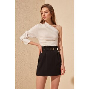 Trendyol Black Belt Detailed Skirt