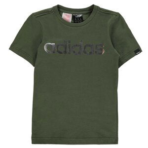 Adidas Linear Foil T Shirt Junior Boys