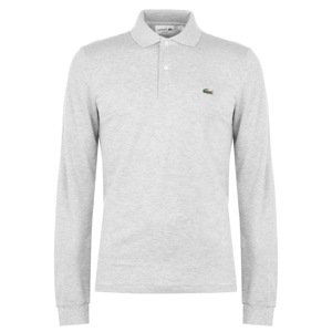 Lacoste Long Sleeve Embroidered Polo Shirt