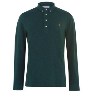 Farah Vintage Long Sleeve Ricky Polo Shirt