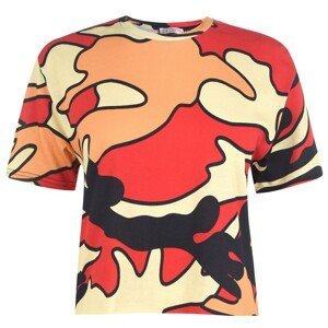 Kendall and Kylie Camo Crop T Shirt