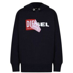 Diesel Salby Peel Hooded Logo Sweatshirt