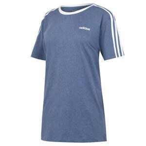 Adidas Essentials 3 Stripe T Shirt Ladies