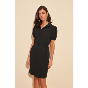 Trendyol Black Button Detailed Dress