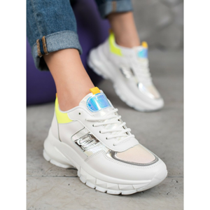 SHELOVET FASHIONABLE ECO LEATHER SNEAKERS