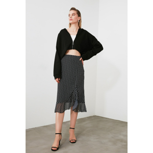 Trendyol Black Polka Dot Skirt