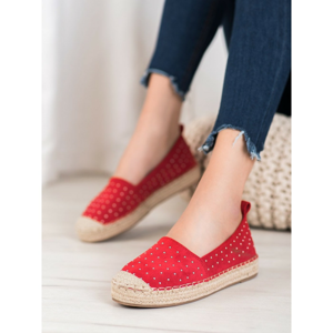 GOODIN RED SUEDE ESPADRYLE