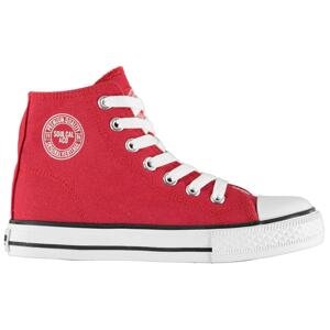 SoulCal Canvas Hi Top Trainers Childrens