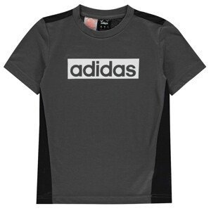 Adidas Climalite Box Logo T Shirt Junior Boys