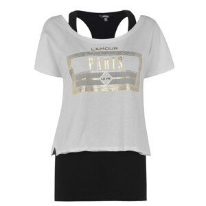 Golddigga Double Layer T Shirt Ladies